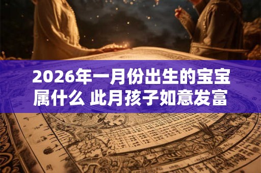 2026年一月份出生的宝宝属什么 此月孩子如意发富