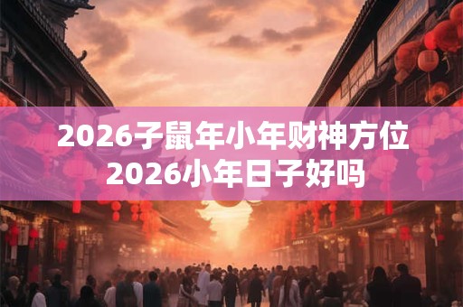 2026子鼠年小年财神方位 2026小年日子好吗