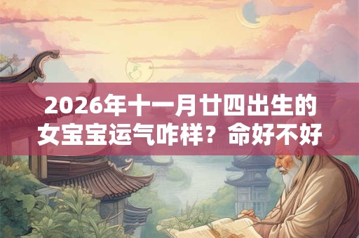 2026年十一月廿四出生的女宝宝运气咋样？命好不好