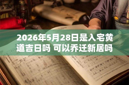 2026年5月28日是入宅黄道吉日吗 可以乔迁新居吗