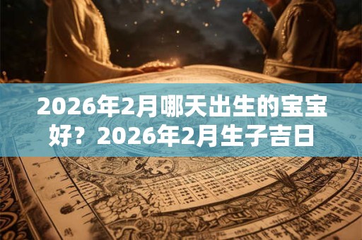 2026年2月哪天出生的宝宝好？2026年2月生子吉日