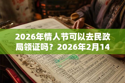 2026年情人节可以去民政局领证吗?2026年2月14黄历宜结婚吗? 2026年情人节可以去民政局领证吗?2026年2月14黄历宜结婚吗?