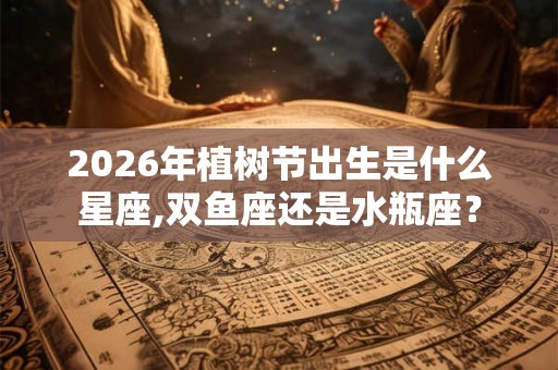 2026年植树节出生是什么星座,双鱼座还是水瓶座？