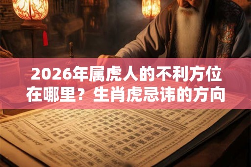 2026年属虎人的不利方位在哪里?生肖虎忌讳的方向位置 2026年属虎人的不利方位在哪里?生肖虎忌讳的方向位置