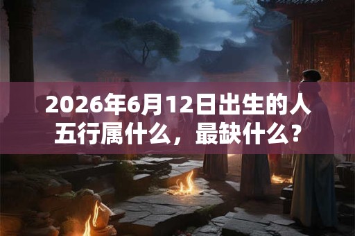 2026年6月12日出生的人五行属什么,最缺什么? 2026年6月12日出生的人五行属什么,最缺什么?
