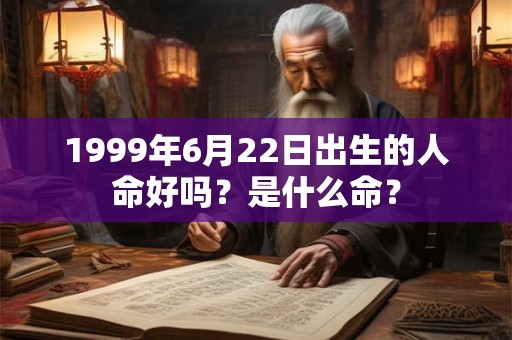 1999年6月22日出生的人命好吗?是什么命? 1999年6月22日出生的人命好吗?是什么命?