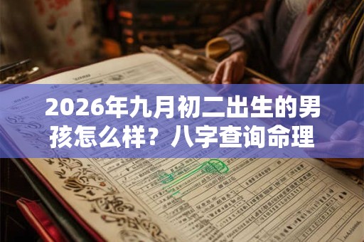 2026年九月初二出生的男孩怎么样?八字查询命理 2026年九月初二出生的男孩怎么样?八字查询命理