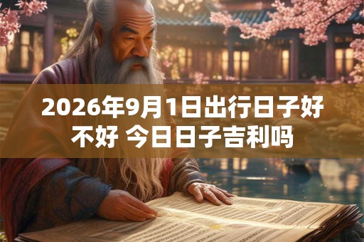 2026年9月1日出行日子好不好 今日日子吉利吗