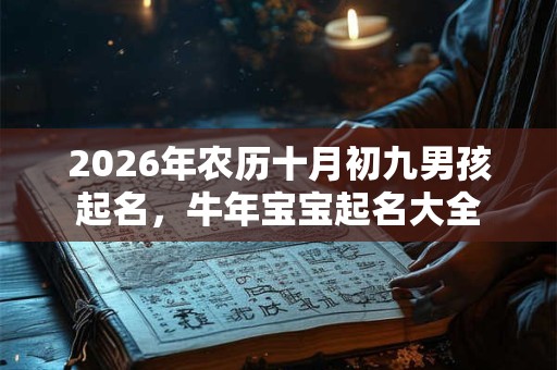 2026年农历十月初九男孩起名，牛年宝宝起名大全