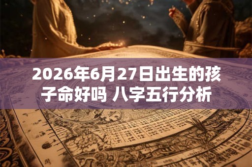 2026年6月27日出生的孩子命好吗 八字五行分析 2026年6月27日出生的孩子命好吗 八字五行分析