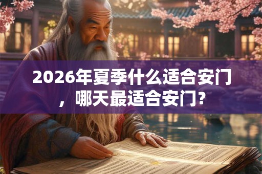 2026年夏季什么适合安门,哪天最适合安门? 2026年夏季什么适合安门,哪天最适合安门?