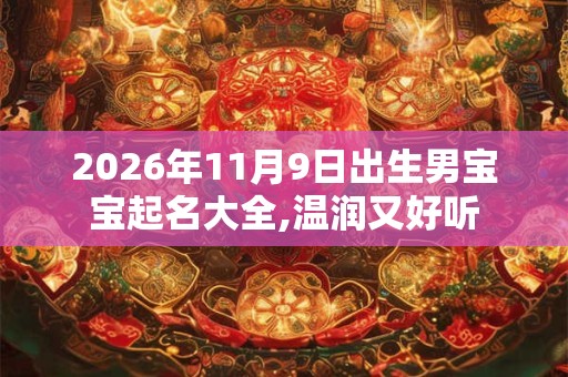 2026年11月9日出生男宝宝起名大全,温润又好听 2026年11月9日出生男宝宝起名大全,温润又好听