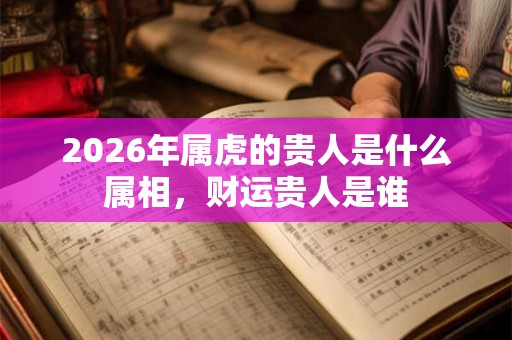 2026年属虎的贵人是什么属相，财运贵人是谁