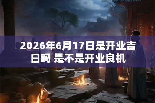 2026年6月17日是开业吉日吗 是不是开业良机