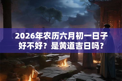2026年农历六月初一日子好不好?是黄道吉日吗? 2026年农历六月初一日子好不好?是黄道吉日吗?