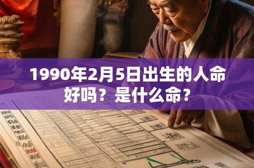 1990年2月5日出生的人命好吗？是什么命？