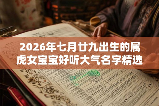 2026年七月廿九出生的属虎女宝宝好听大气名字精选