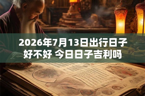 2026年7月13日出行日子好不好 今日日子吉利吗