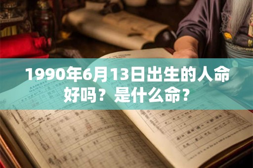 1990年6月13日出生的人命好吗？是什么命？