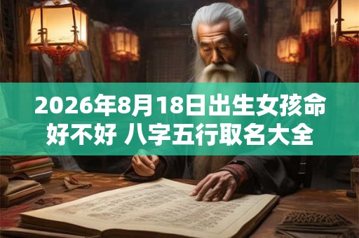 2026年8月18日出生女孩命好不好 八字五行取名大全