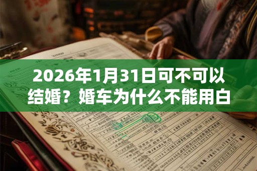 2026年1月31日可不可以结婚？婚车为什么不能用白色？