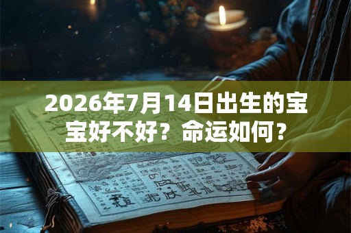 2026年7月14日出生的宝宝好不好？命运如何？