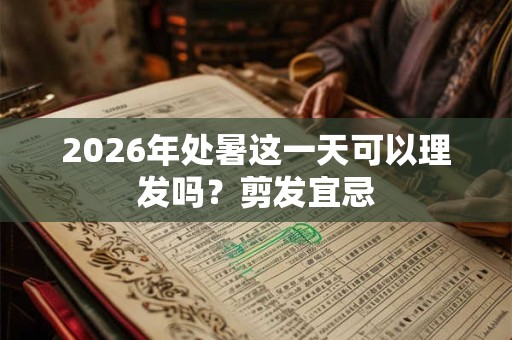 2026年处暑这一天可以理发吗?剪发宜忌 2026年处暑这一天可以理发吗?剪发宜忌