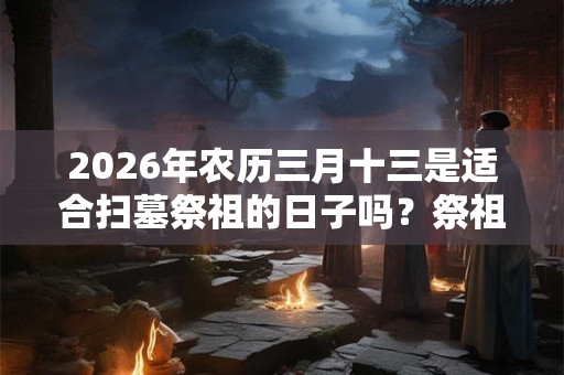 2026年农历三月十三是适合扫墓祭祖的日子吗?祭祖有什么意义呢? 2026年农历三月十三是适合扫墓祭祖的日子吗?祭祖有什么意义呢?