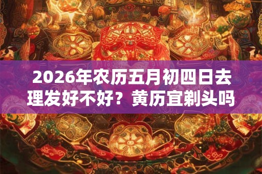 2026年农历五月初四日去理发好不好？黄历宜剃头吗
