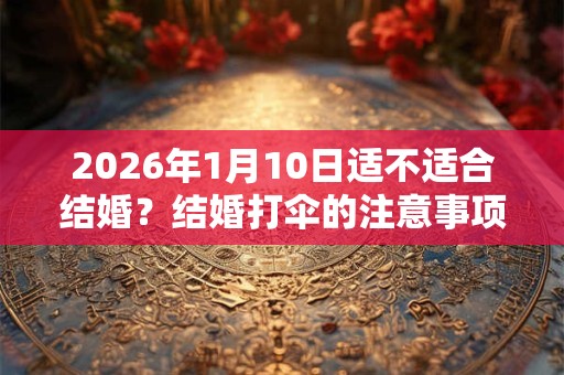2026年1月10日适不适合结婚？结婚打伞的注意事项