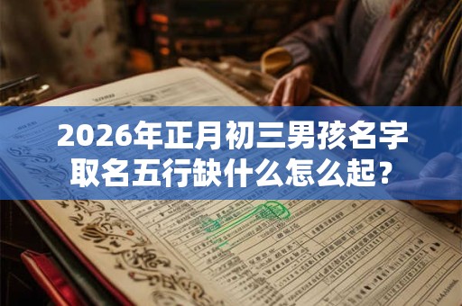 2026年正月初三男孩名字取名五行缺什么怎么起？
