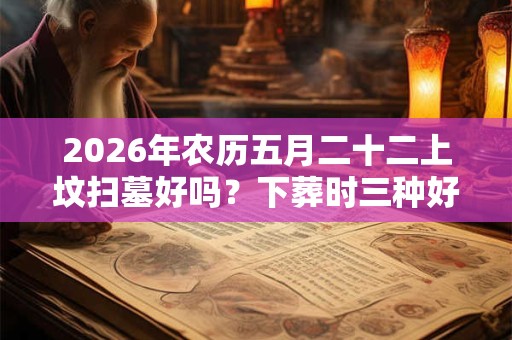 2026年农历五月二十二上坟扫墓好吗？下葬时三种好征兆