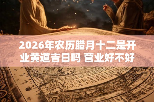 2026年农历腊月十二是开业黄道吉日吗 营业好不好