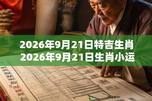 2026年9月21日特吉生肖 2026年9月21日生肖小运播报