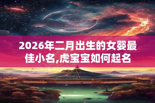 2026年二月出生的女婴最佳小名,虎宝宝如何起名