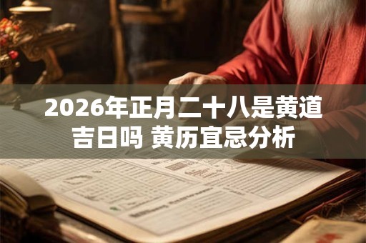 2026年正月二十八是黄道吉日吗 黄历宜忌分析