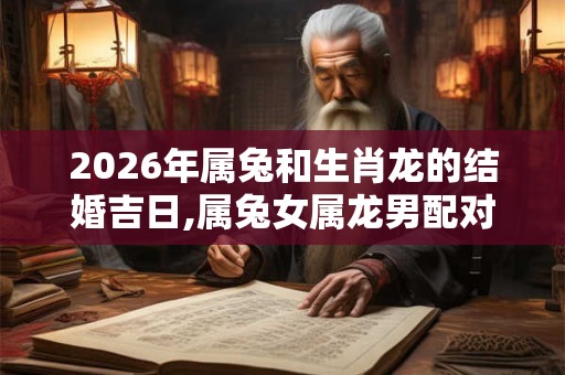 2026年属兔和生肖龙的结婚吉日,属兔女属龙男配对怎么样