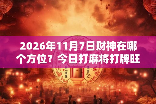 2026年11月7日财神在哪个方位？今日打麻将打牌旺运方位