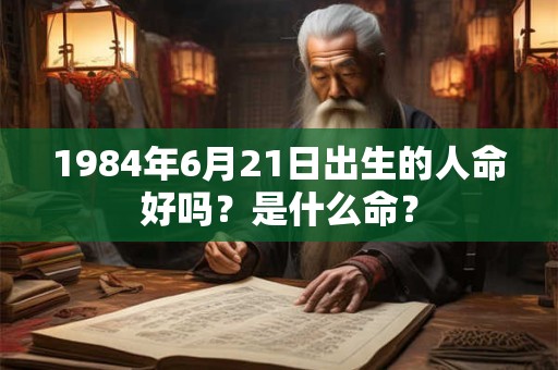 1984年6月21日出生的人命好吗?是什么命? 1984年6月21日出生的人命好吗?是什么命?