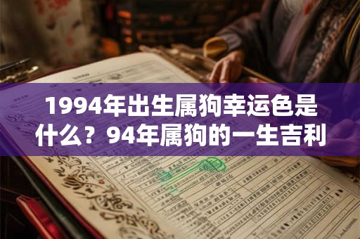 1994年出生属狗幸运色是什么？94年属狗的一生吉利颜色