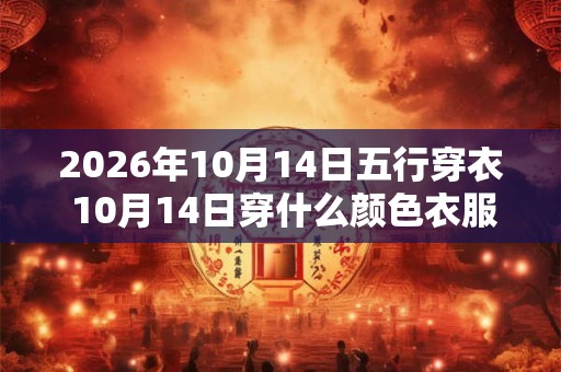 2026年10月14日五行穿衣 10月14日穿什么颜色衣服最旺运