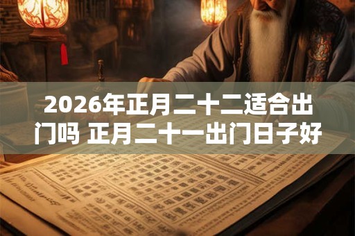 2026年正月二十二适合出门吗 正月二十一出门日子好不好呀 2026年正月二十二适合出门吗 正月二十一出门日子好不好呀