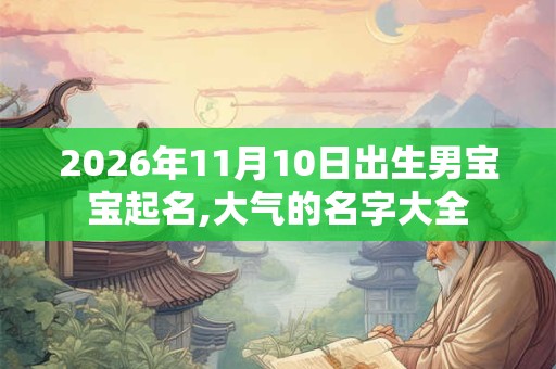 2026年11月10日出生男宝宝起名,大气的名字大全 2026年11月10日出生男宝宝起名,大气的名字大全