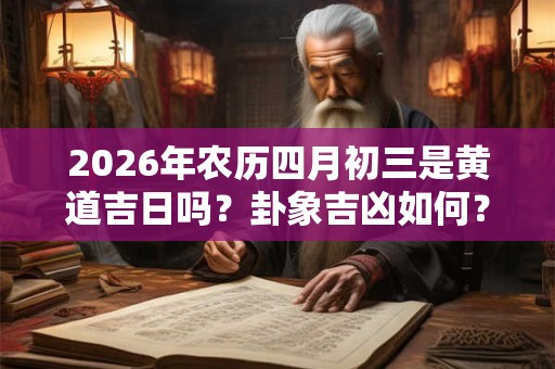 2026年农历四月初三是黄道吉日吗？卦象吉凶如何？