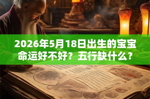 2026年5月18日出生的宝宝命运好不好?五行缺什么? 2026年5月18日出生的宝宝命运好不好?五行缺什么?