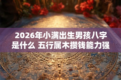 2026年小满出生男孩八字是什么 五行属木攒钱能力强 2026年小满出生男孩八字是什么 五行属木攒钱能力强