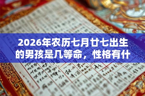 2026年农历七月廿七出生的男孩是几等命,性格有什么优缺点? 2026年农历七月廿七出生的男孩是几等命,性格有什么优缺点?