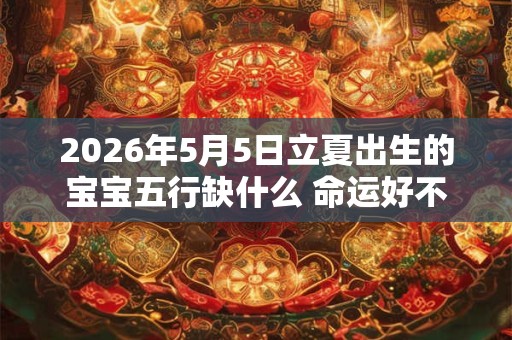 2026年5月5日立夏出生的宝宝五行缺什么 命运好不好 2026年5月5日立夏出生的宝宝五行缺什么 命运好不好