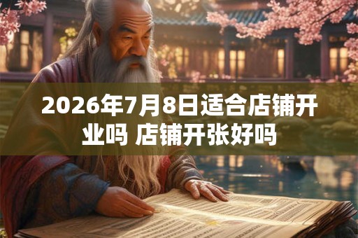 2026年7月8日适合店铺开业吗 店铺开张好吗 2026年7月8日适合店铺开业吗 店铺开张好吗