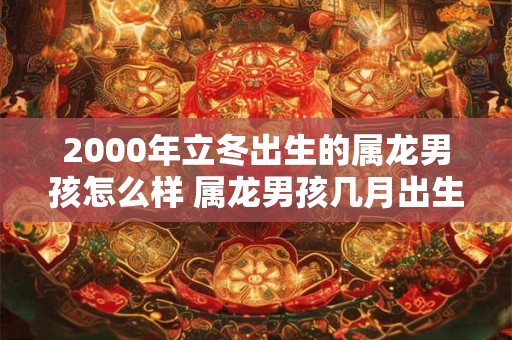2000年立冬出生的属龙男孩怎么样 属龙男孩几月出生命好
